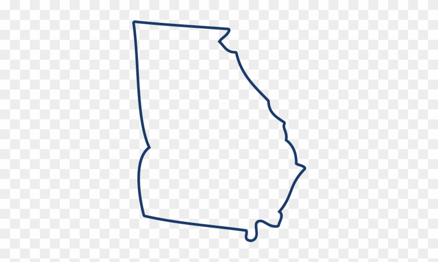 Clip Transparent Download State Png For Free Download - Ga State Outline Png