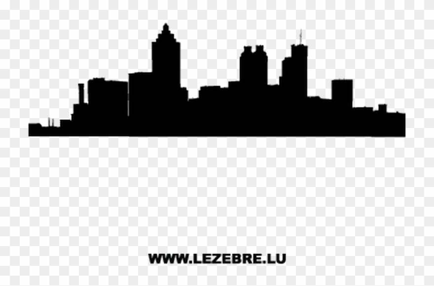 Atlanta City Silhouette Png Clipart