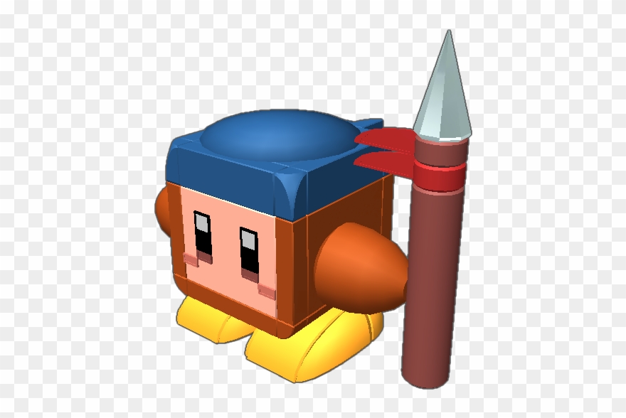 The Cute Little Waddle Dee With The Big Pointy Spear - House Clipart