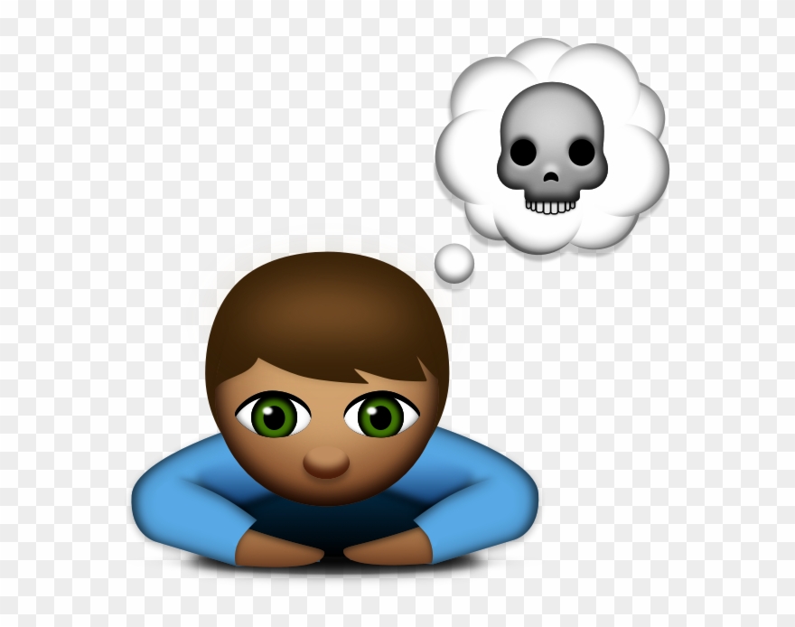 An Error Occurred - Thinking Of Suicide Emoji Clipart