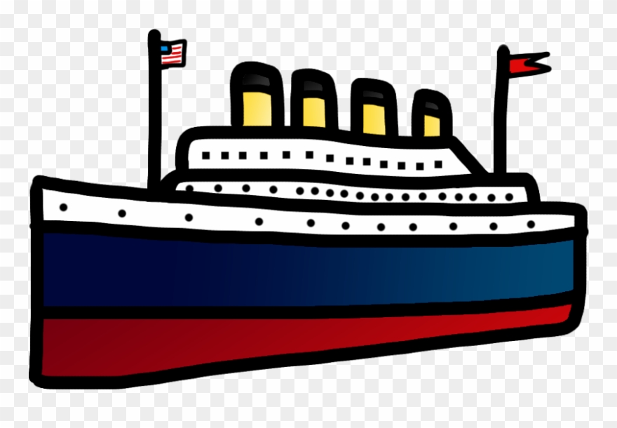 The Titanic - Book Clipart