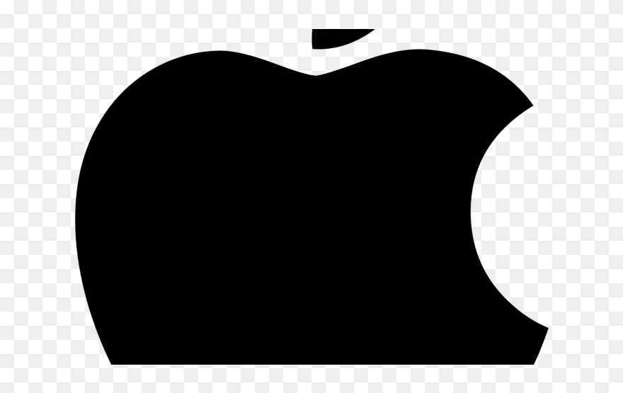 Apple Iphone Clipart Clipart Black And White - Apple - Png Download