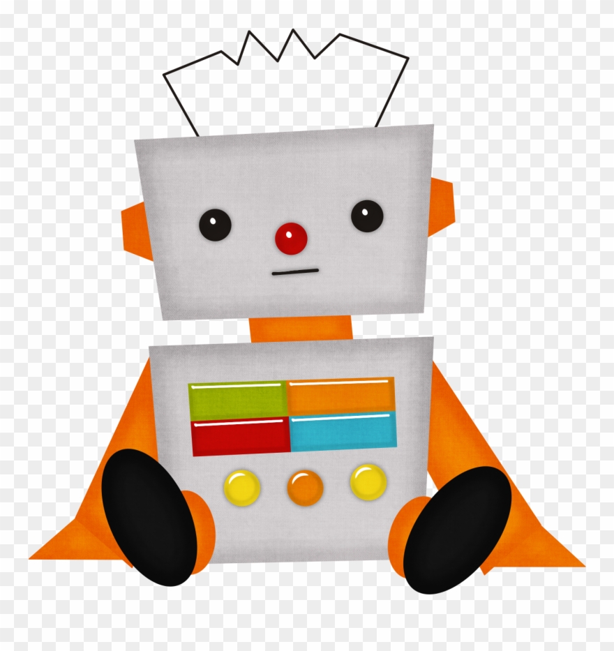 Cute - Cute Robot Png Cartoon Clipart