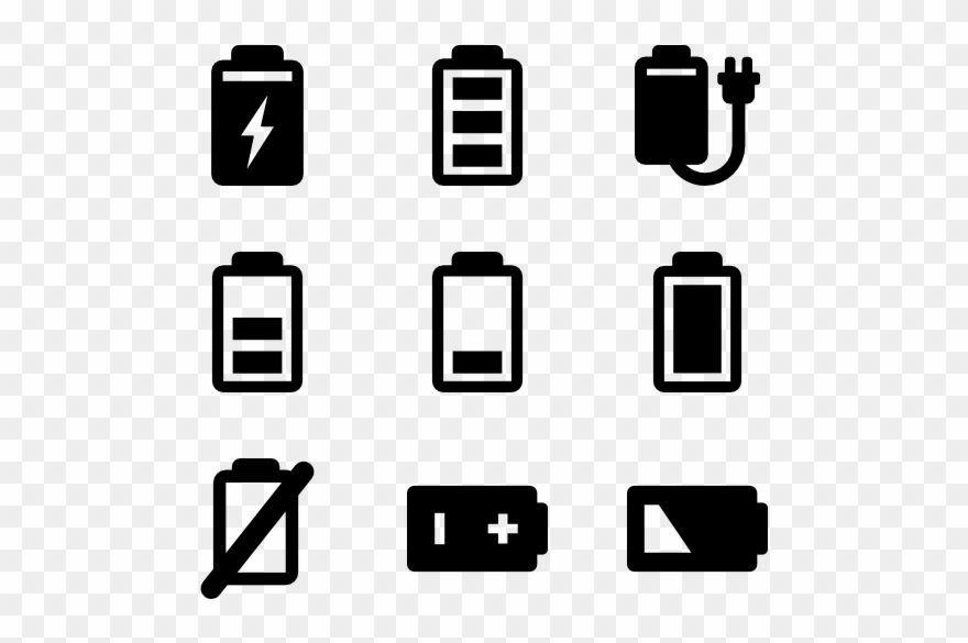 Graphic Royalty Free Icons Free Vector Battery Status - Battery Icon Vector Clipart