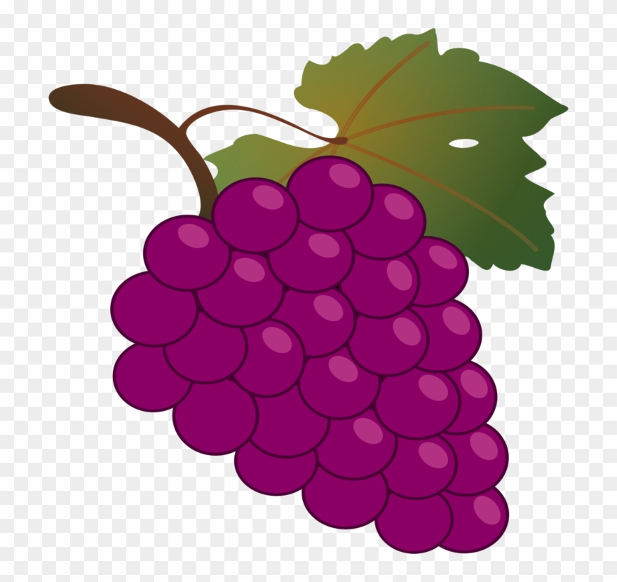 Grape Kyoho Wine Harvest Vine - Grapes Clipart - Png Download