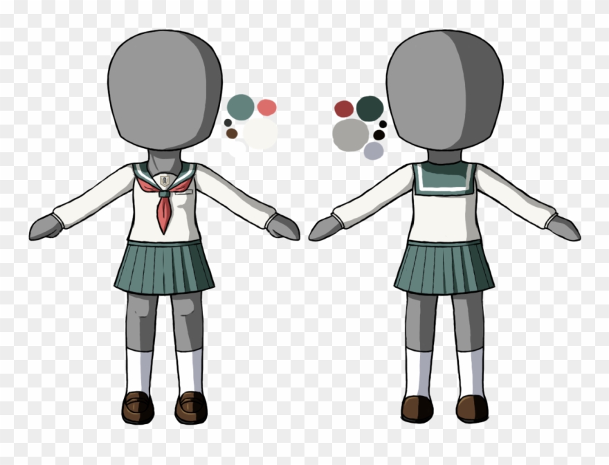 Byakudan Female Uniform - Portable Network Graphics Clipart