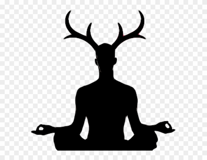 Featuring Pagandharma - Person Doing Yoga Silhouette Clipart