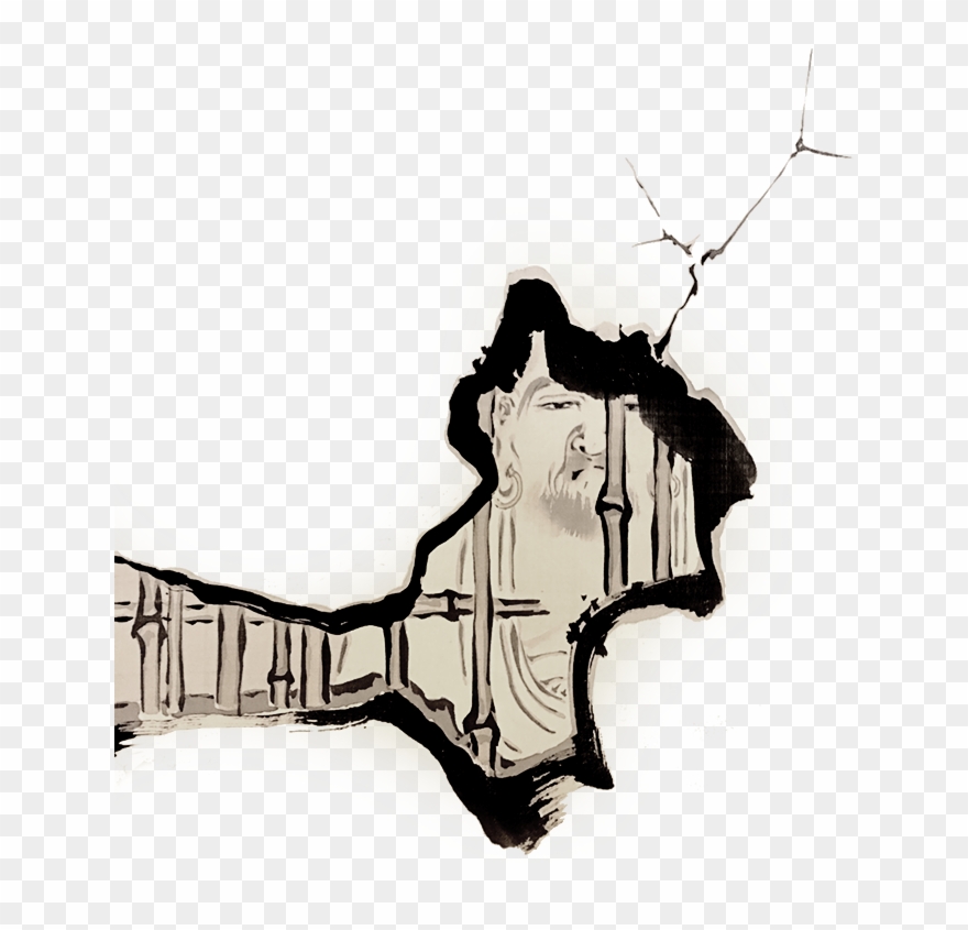 絵画の中の禅 - Painting Clipart