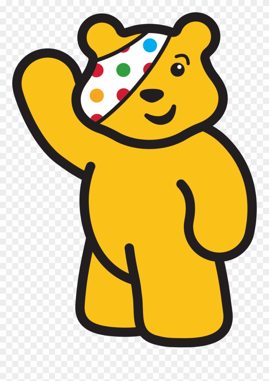 Pudsey Bear - Children In Need Bear Clipart