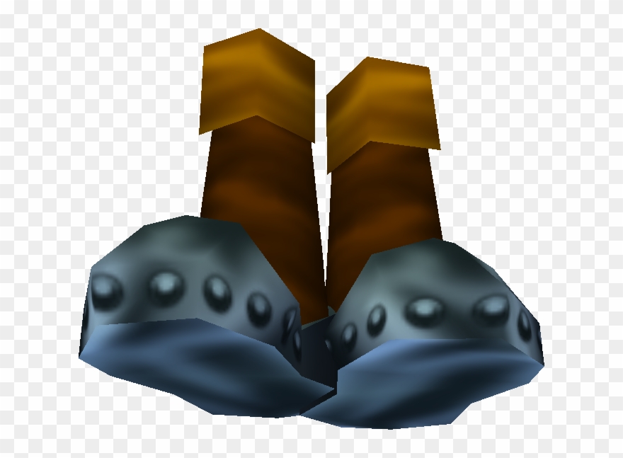 Image Boots Ocarina Of Time Png Zeldapedia - Botas De Hierro Zelda Clipart