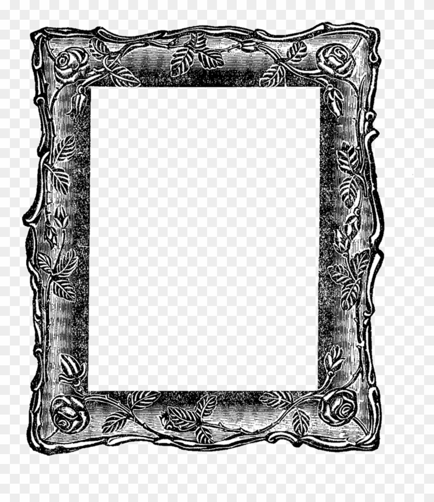 Collection Of Vintage Photo Frame High - Old Picture Frames Clip Art - Png Download