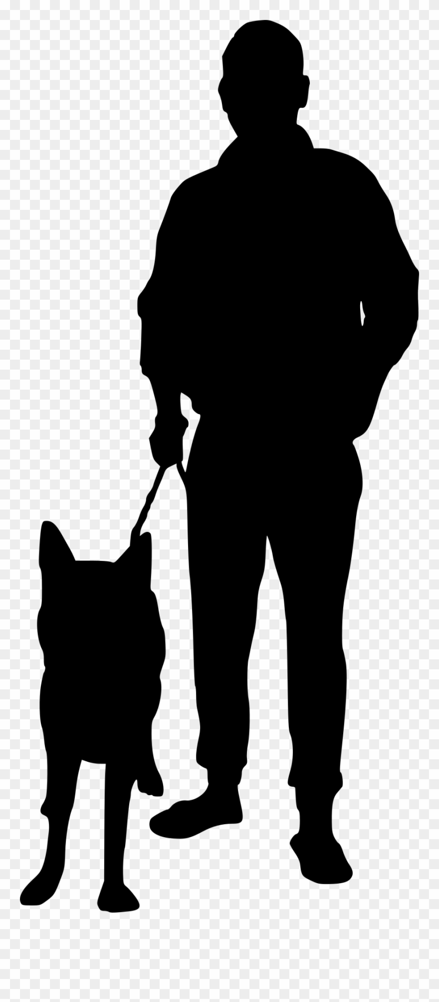 Png Silhouette - Silhouette Dog Transparent Png Clipart