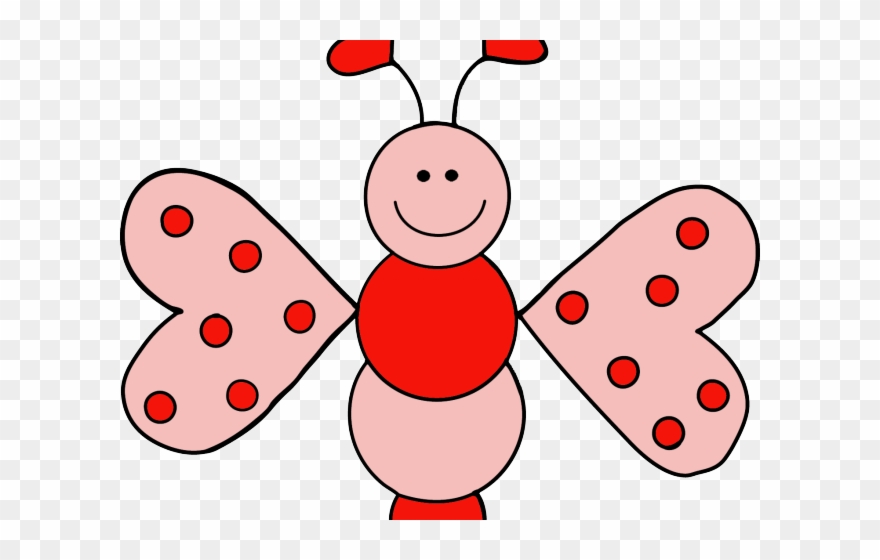 Insect Valentine Cliparts - Clip Art - Png Download