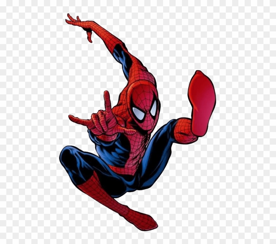 Spider Man Flying Stickpng - Spiderman Png Clipart