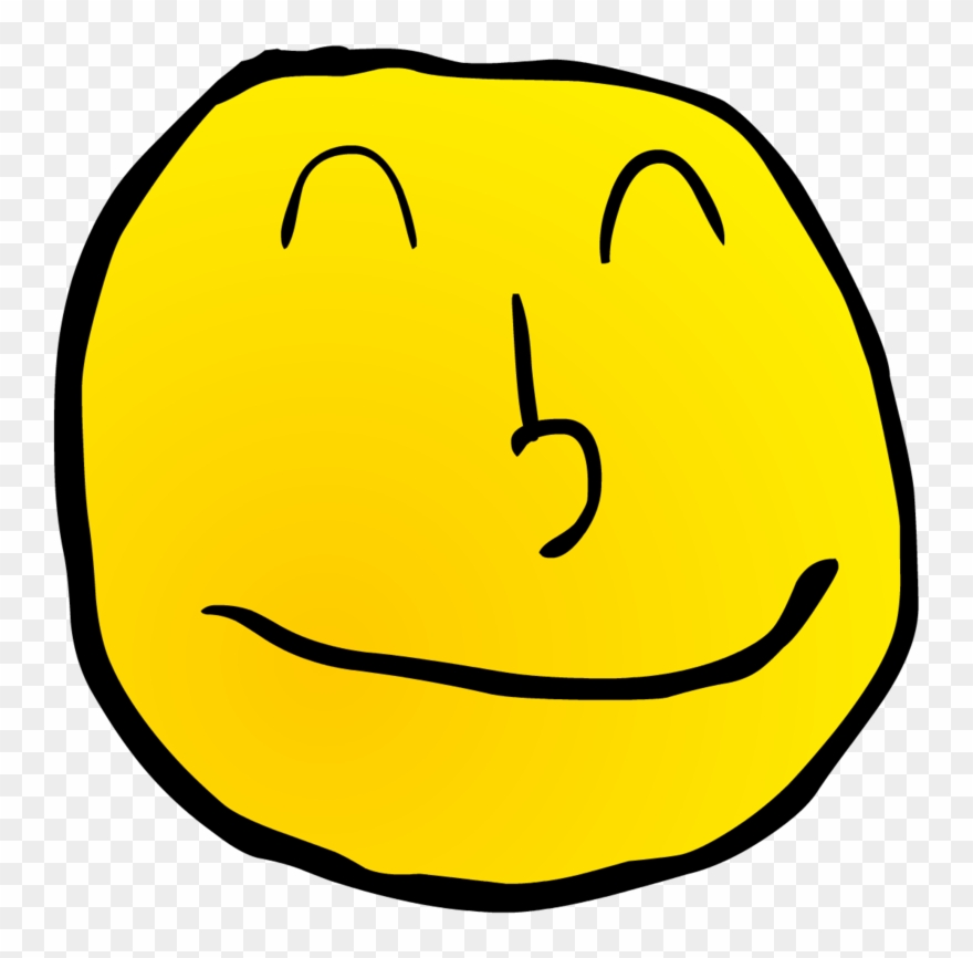 A Happy Smiling Face By Vigorousjammer On Clipart Library - Smiley - Png Download
