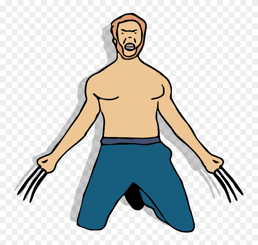 Xmen Wolverine Hero - X-men Origins: Wolverine Clipart