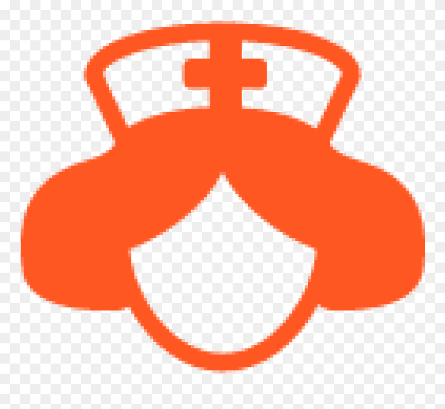 Nursing Cap Clip Art - Enfermera Silueta - Png Download