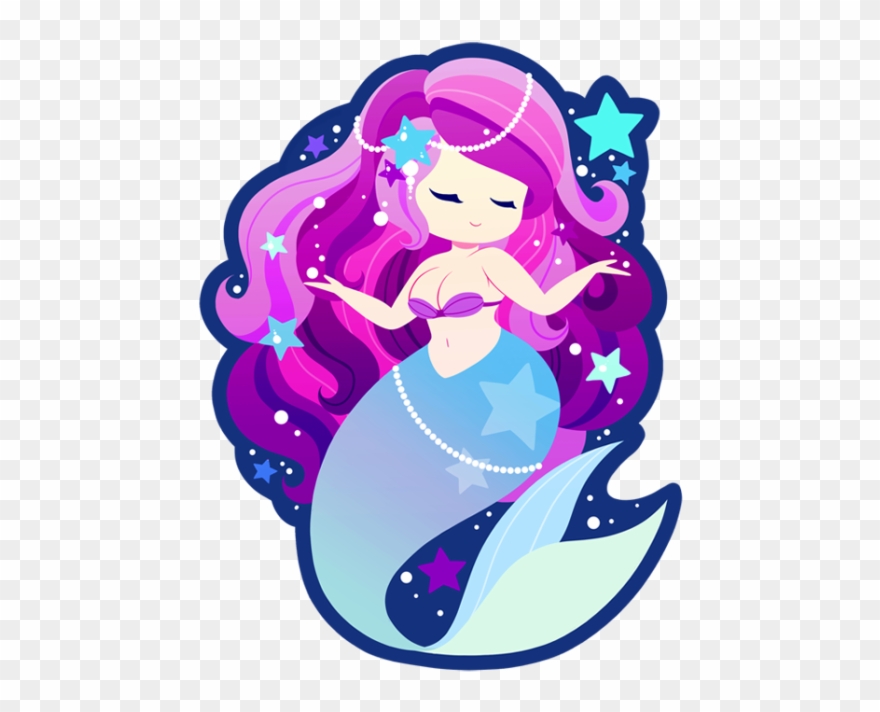 Graphic Stock Brogan Corals Art Tumblr - Mermaid Chibi Clipart