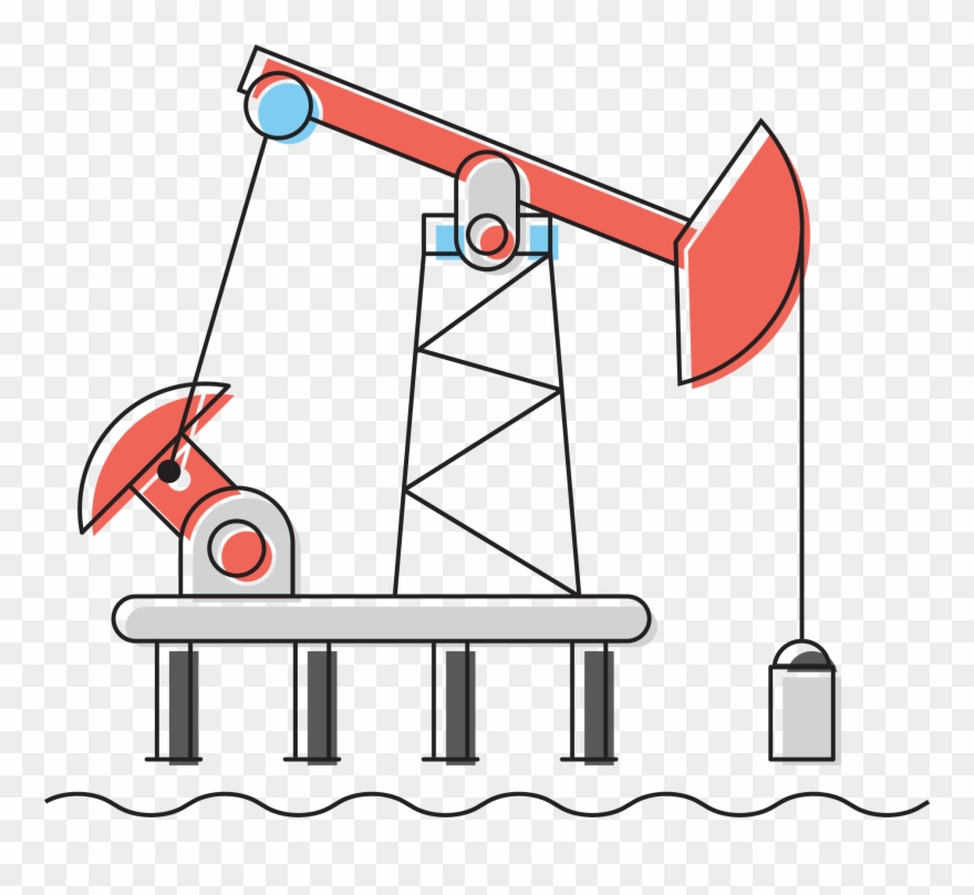Clip Free Download Extraction Of Petroleum Field - Extraccion De Petroleo Dibujo - Png Download