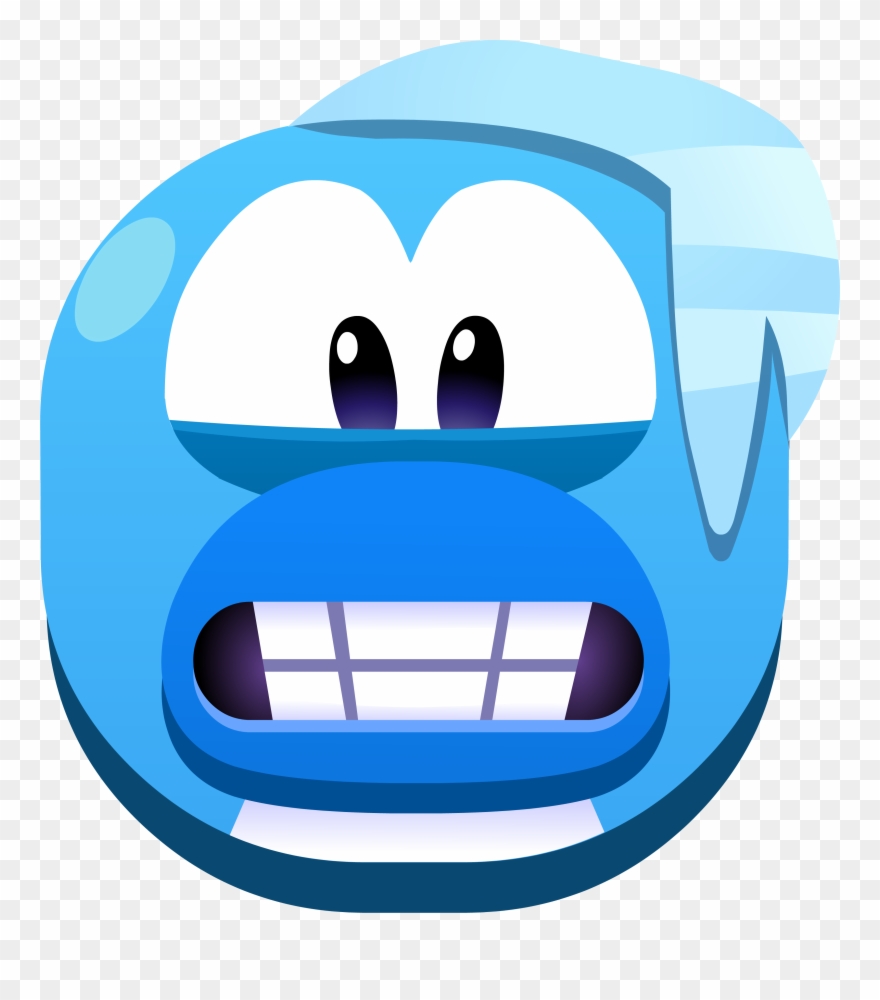 Snow Emoji Png Graphic Royalty Free Download - Club Penguin Island Emotes Clipart