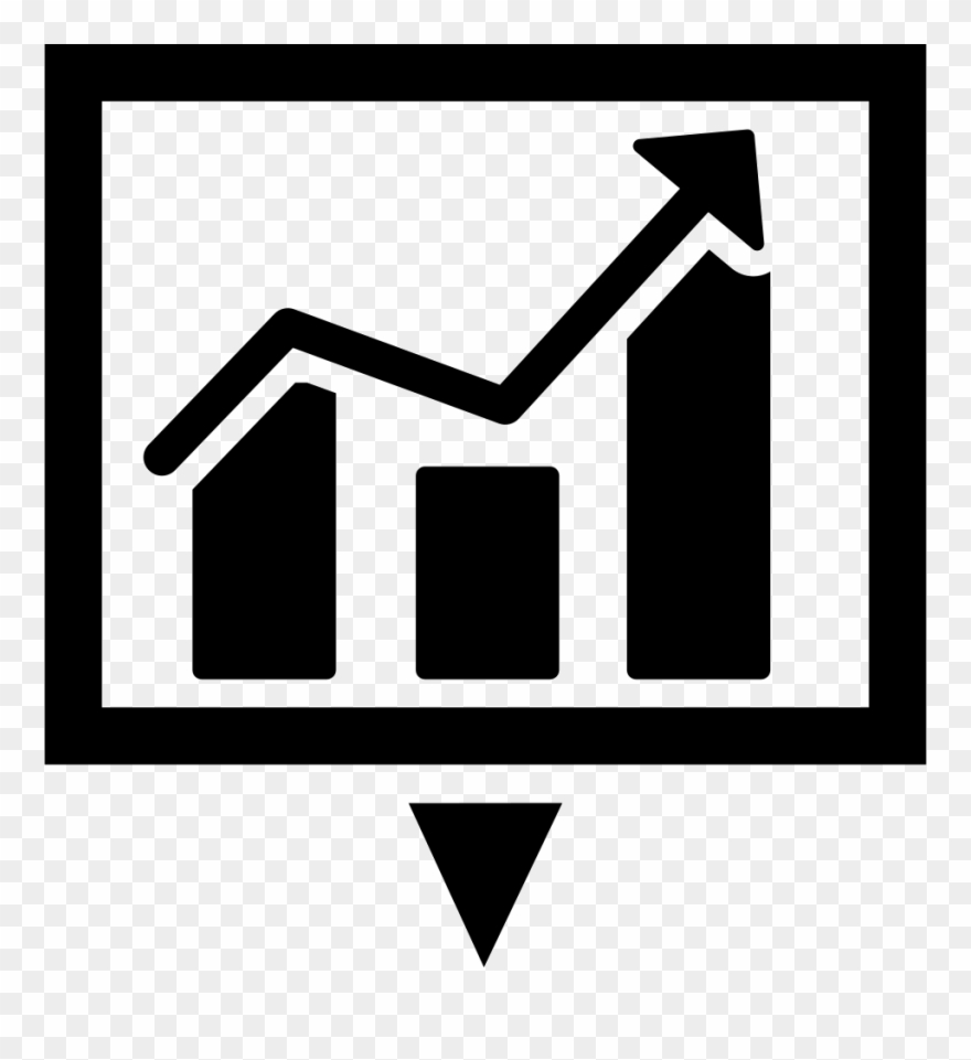Download Business Statistics Symbol Of A Graphic Svg - Management Clipart