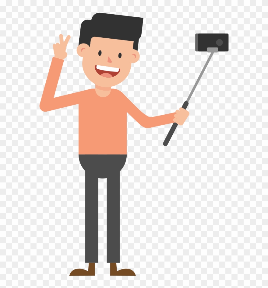 Open - Taking A Picture Cartoon Clipart