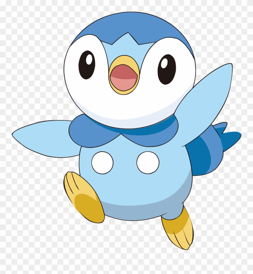 Anime Boy Clipart Goth - Piplup Pokemon - Png Download
