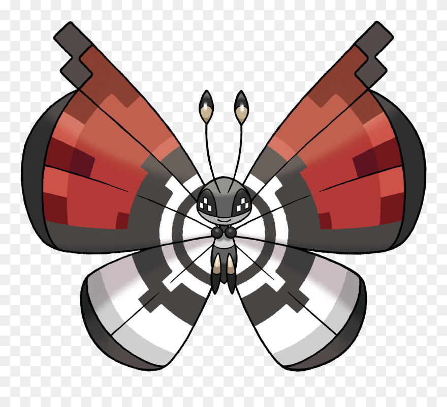 Pokeball Clipart Pokemon Xy - Pokeball Vivillon - Png Download