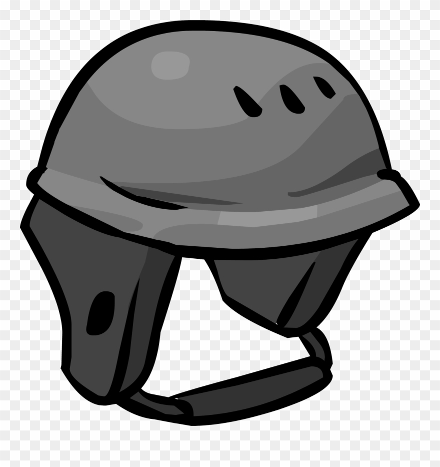 Snowboard Helmet - Club Penguin Black Helmet Clipart