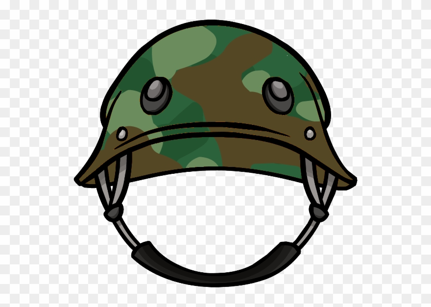 Military Helmet - Militaryhelmet - Club Penguin Helmet Clipart