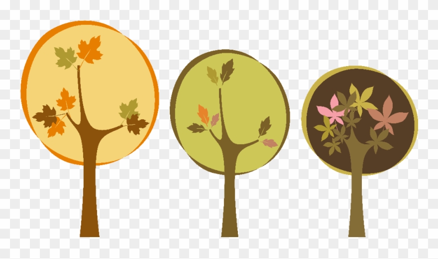 Cute Trees - Vector Tree Clipart