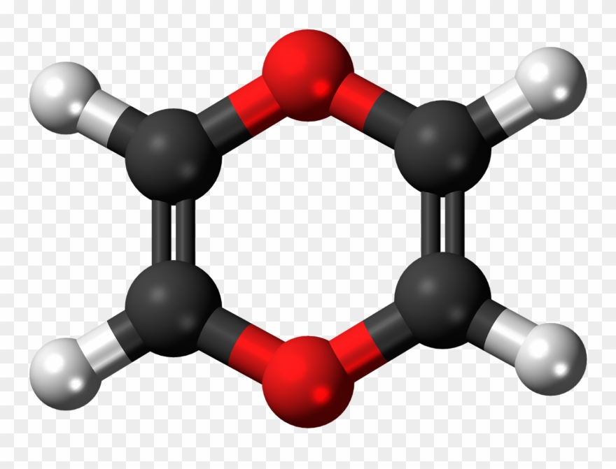 Ball And Stick Model Of Organic Compounds Clipart