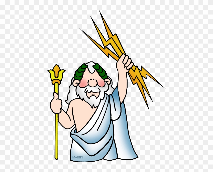 Zeus / Jupiter - Myths And Legends Clipart - Png Download