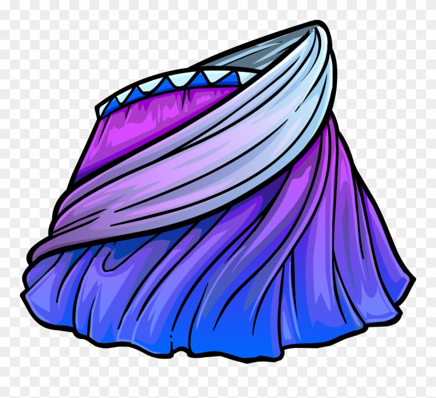 Fairy Princess Dress Icon - Club Penguin Outfits Blue For Girls Clipart