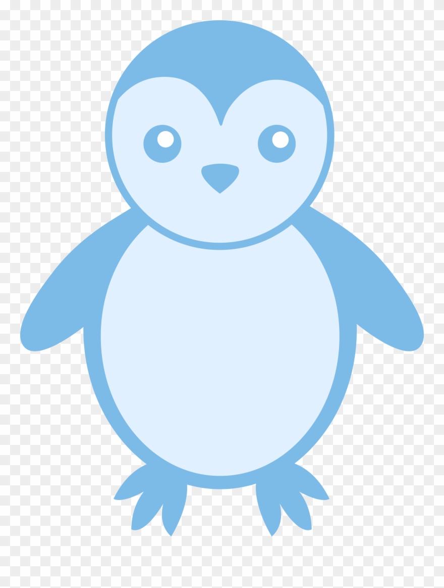 Cartoon Penguin Clipart Transparent - Cartoon Little Blue Penguin - Png Download