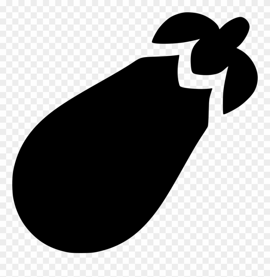 Eggplant Clipart Svg - Icon - Png Download