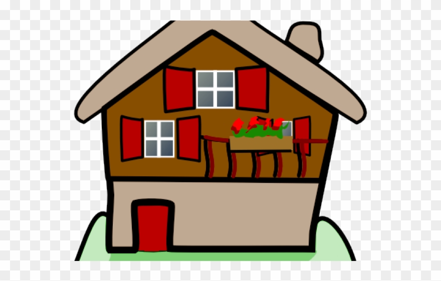 Setting Clipart Simple House - Home Clip Art - Png Download