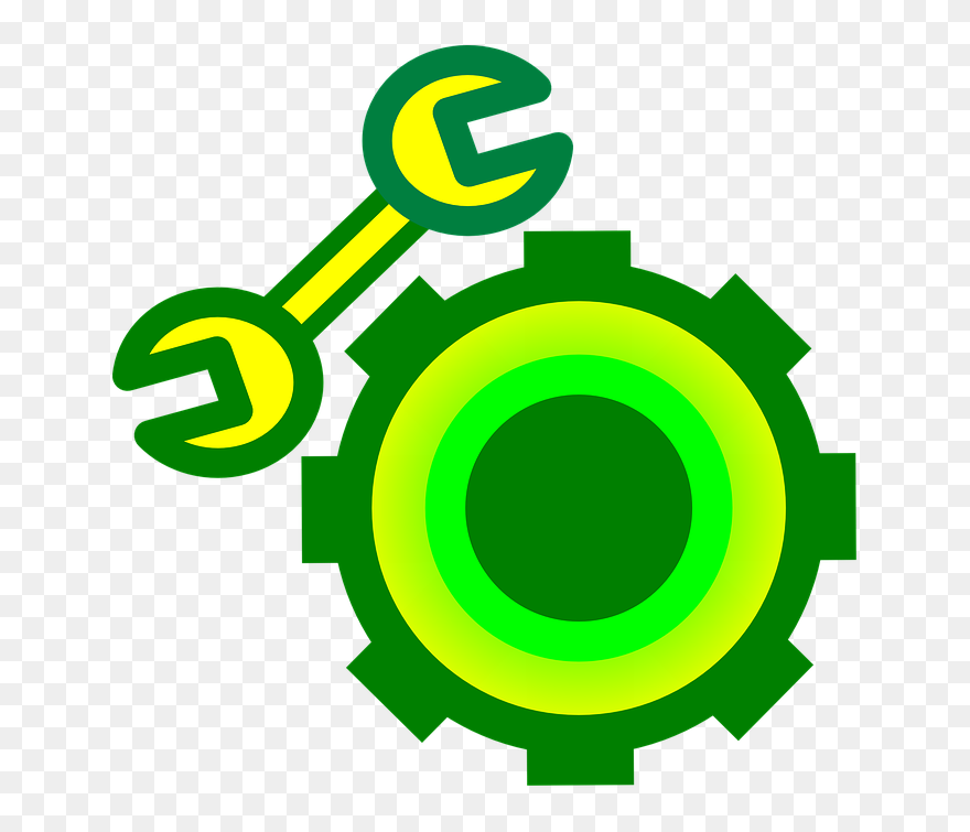 Setting Gear Clip Art At Clker - Happy Labor Day Black And White - Png Download