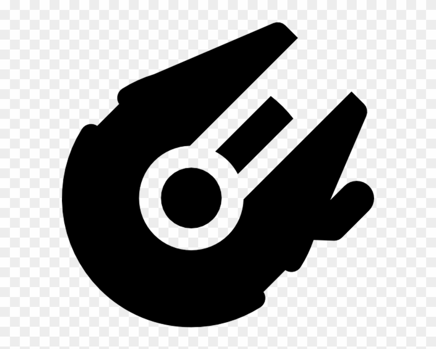 Millennium Falcon Free Vector Icon Designed By Freepik - Millennium Falcon Silhouette Png Clipart