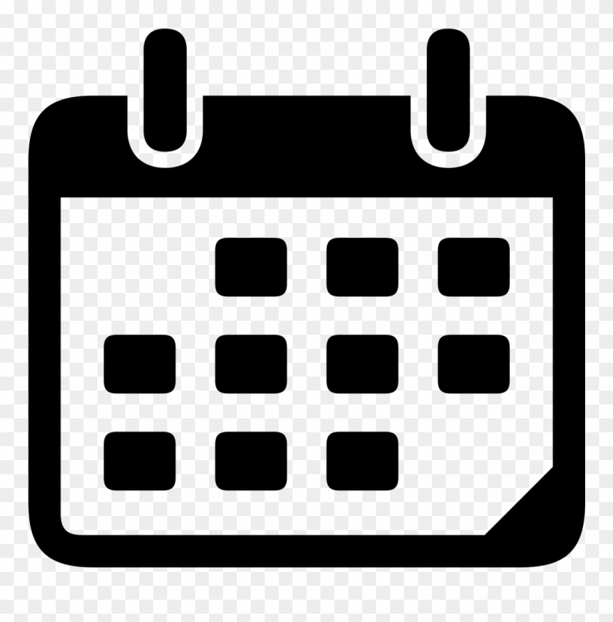 Bike Rides & Events Calendar - Calendar Icon Transparent Background Clipart