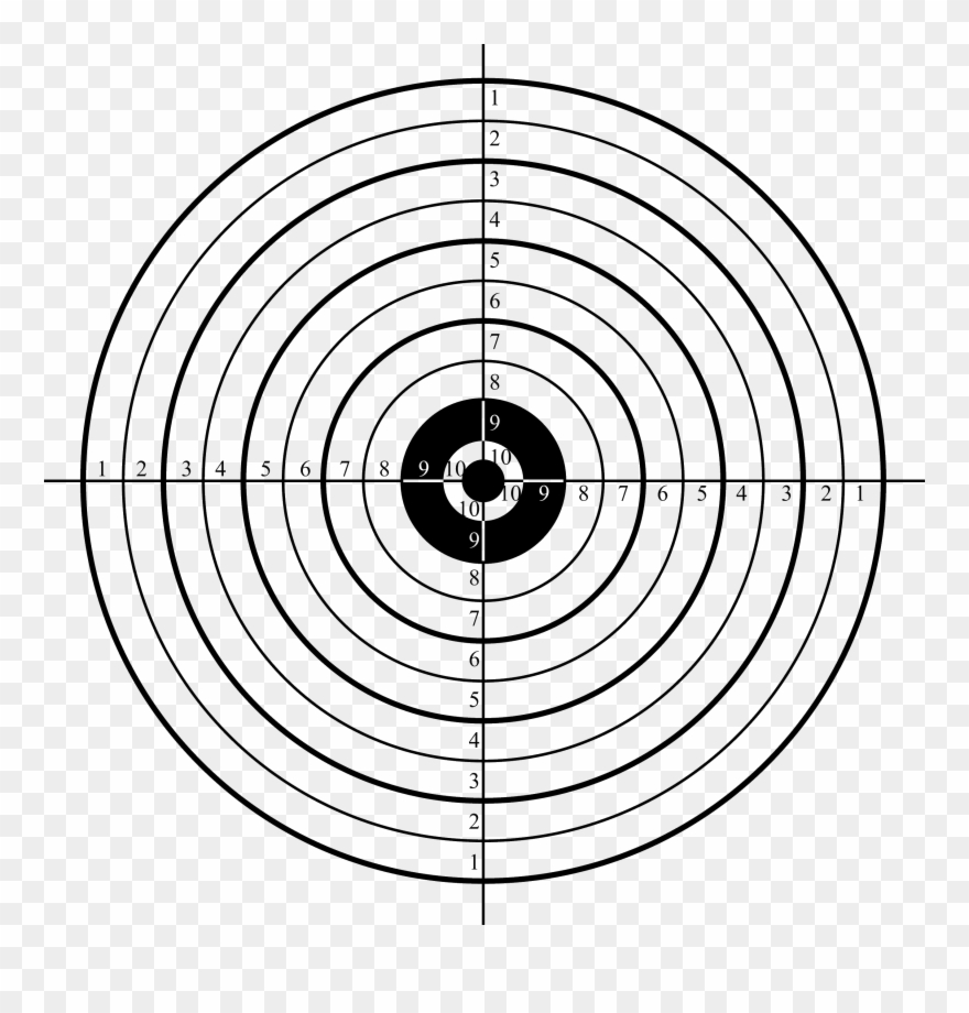 Clip Art Freeuse Stock Png For Free Download On Mbtskoudsalg - Printable Air Gun Target Transparent Png