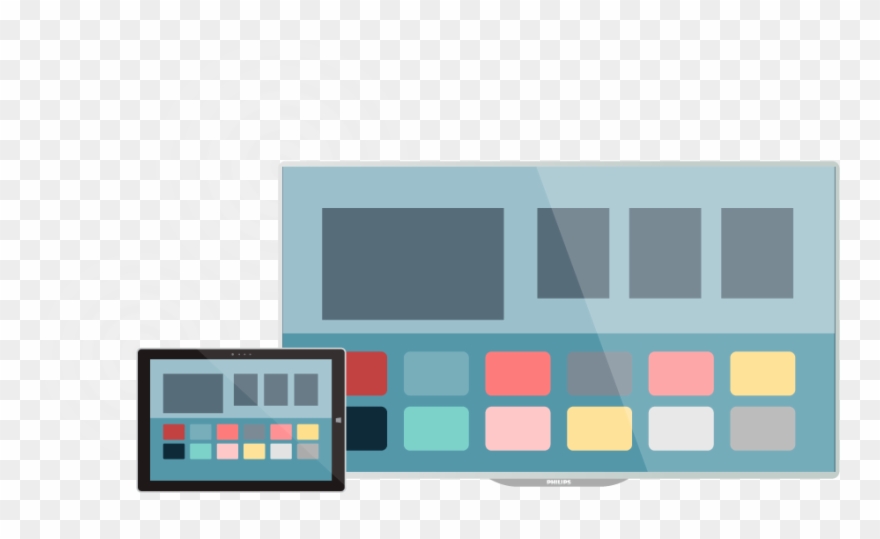 Is Intrinsically Optimized For The Philips Tv Hardware - Flat Panel Display Clipart