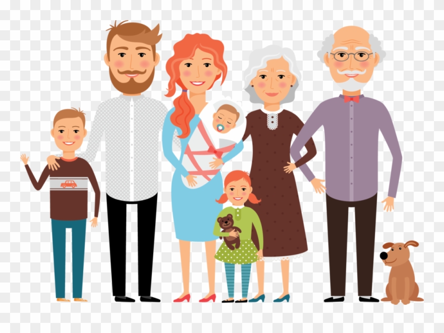 Mother - Location - Introduce Your Family Members Clipart