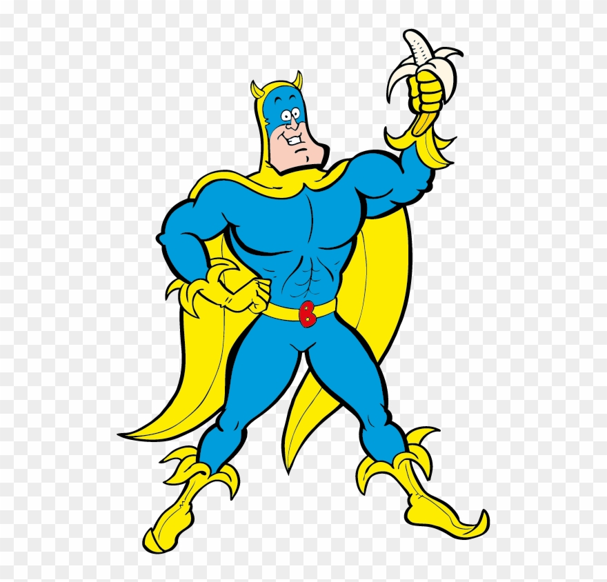 Bananaman Is A Parody Of Traditional Superheroes, Being - Bananaman: The Ultimate Bananaman Clipart