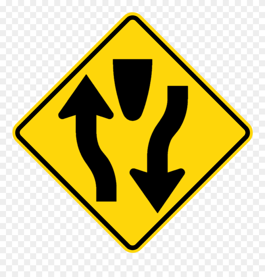 Jamaica Road Sign W30-1 - Sign Tells You To Slow Down Because You Are Approaching Clipart