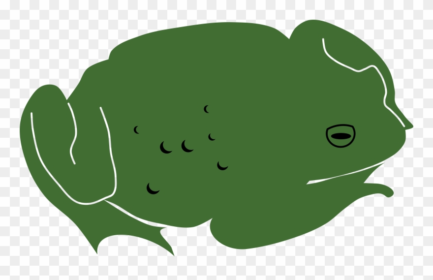 Toad By Rones - Custom Green Toad Shower Curtain Clipart