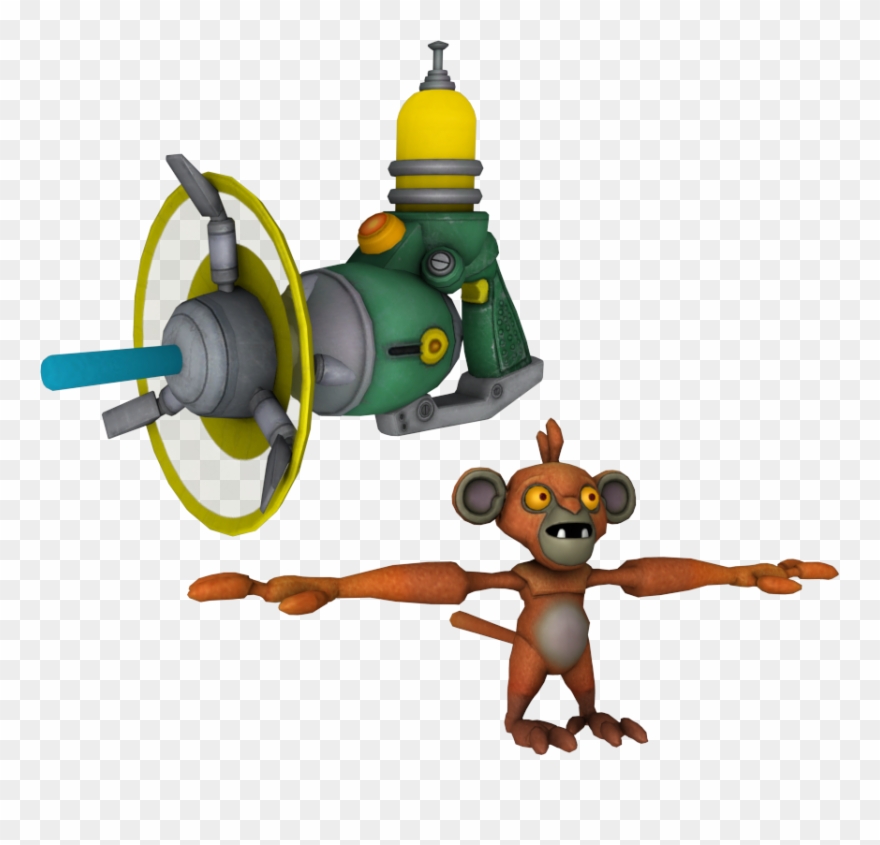 Chimp O Matic - Ratchet & Clank Future: A Crack In Time Clipart