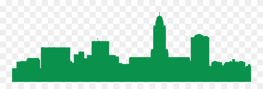 Lincoln Skyline Close - Illustration Clipart