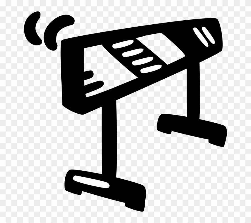 Athlete Vector Hurdle - Hürde Clipart - Png Download