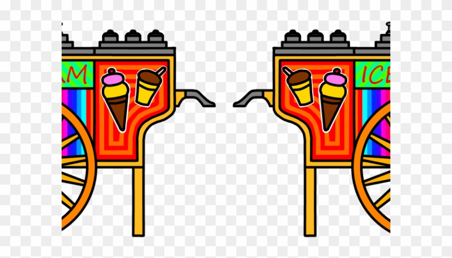 Cart Clipart Sorbetes - Sorbetes Cart Png Transparent Png
